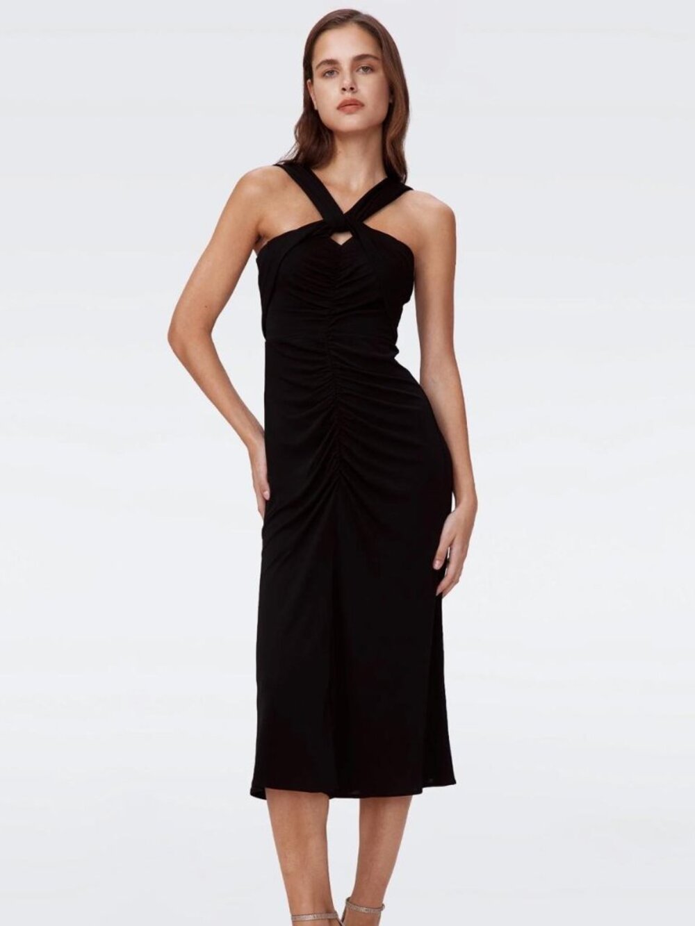 Diane von furstenberg Black Neely Dress NWT